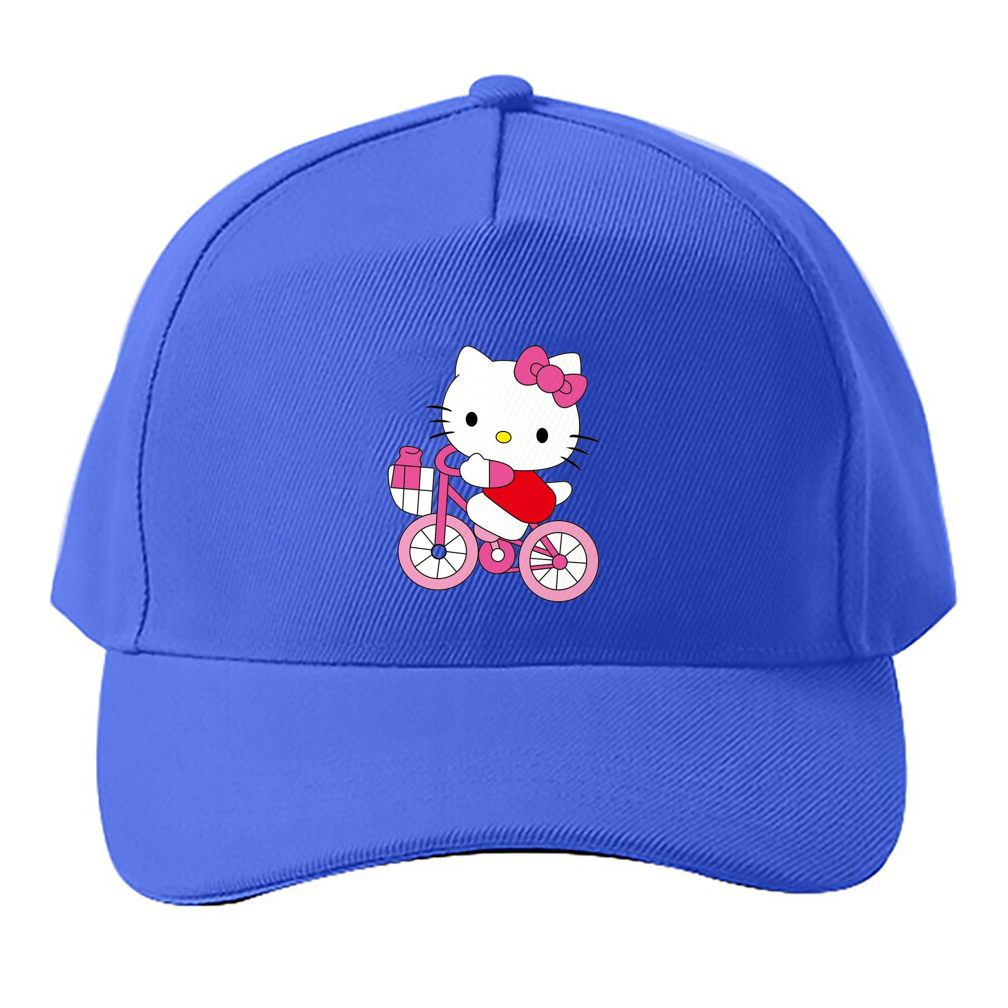 （画像用） Hello Kitty ハローキティ ベースボールキャップ 綿100％ 男女兼用 帽子 スポーツ